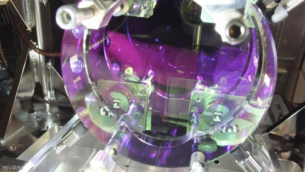 Laser Interferometer Gravitational-wave Observatory (LIGO) research optic is shown in this undated photo released by Caltech/MIT/LIGO Laboratory on February 8, 2016. The twin detectors, a system of two identical detectors constructed to detect incredibly tiny vibrations from passing gravitational waves, are located in Livingston, Louisiana, and Hanford, Washington. Scientists said on February 11, 2016 they have for the first time detected gravitational waves, ripples in space and time hypothesized by physicist Albert Einstein a century ago, in a landmark discovery that opens a new window for studying the cosmos. REUTERS/Caltech/MIT/LIGO Laboratory/Handout via Reuters FOR EDITORIAL USE ONLY. NOT FOR SALE FOR MARKETING OR ADVERTISING CAMPAIGNS. THIS IMAGE HAS BEEN SUPPLIED BY A THIRD PARTY. IT IS DISTRIBUTED, EXACTLY AS RECEIVED BY REUTERS, AS A SERVICE TO CLIENTS