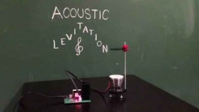 كيف ترفع الأمواج الصوتية الأجسام Acoustic levitation