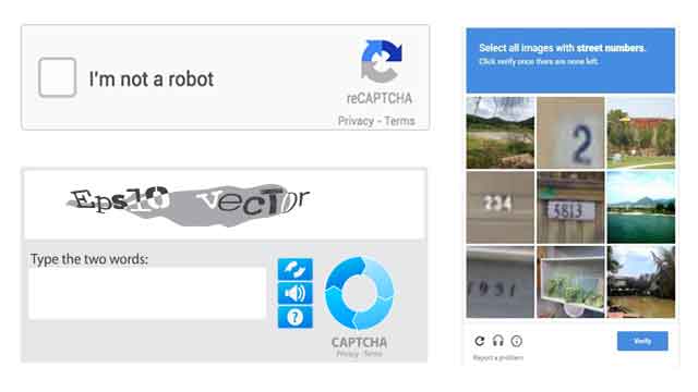 كيف تعمل الكابتشا CAPTCHA
