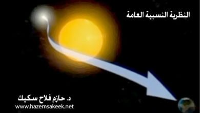 النظرية النسبية العامة لاينشتين