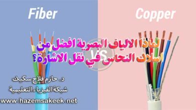 لماذا الالياف البصرية افضل من اسلاك النحاس في نقل الاشارة؟