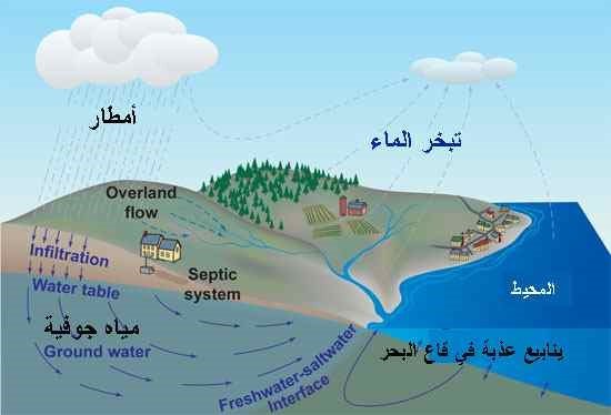 تسمى البحيرة الصناعية التي تحوي الماء العذب